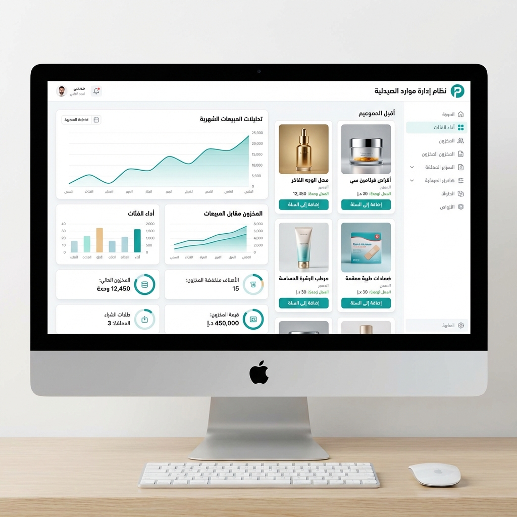 لوحة تحكم مخزونك